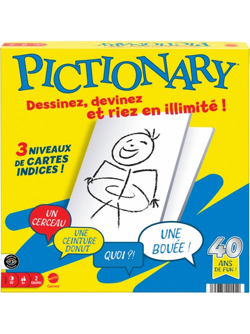 Jeu de société - Pictionary Core France - Kiabi