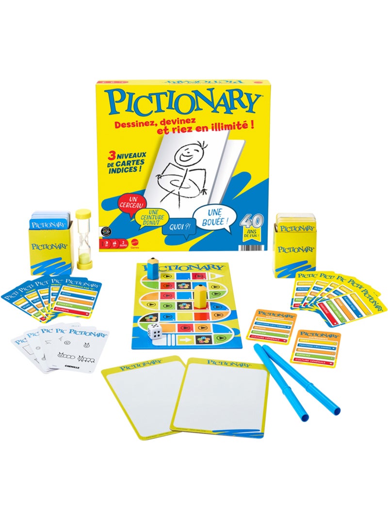 Jeu de société - Pictionary Core France N/A - Kiabi