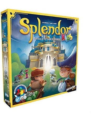Jeu de societe - splendor kids - asmodee - scosplk01fr - jaune - bois et carton - dès 5 ans