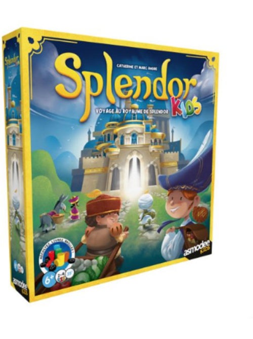 Jeu de societe - splendor kids - asmodee - scosplk01fr - jaune - bois et carton - dès 5 ans - Kiabi