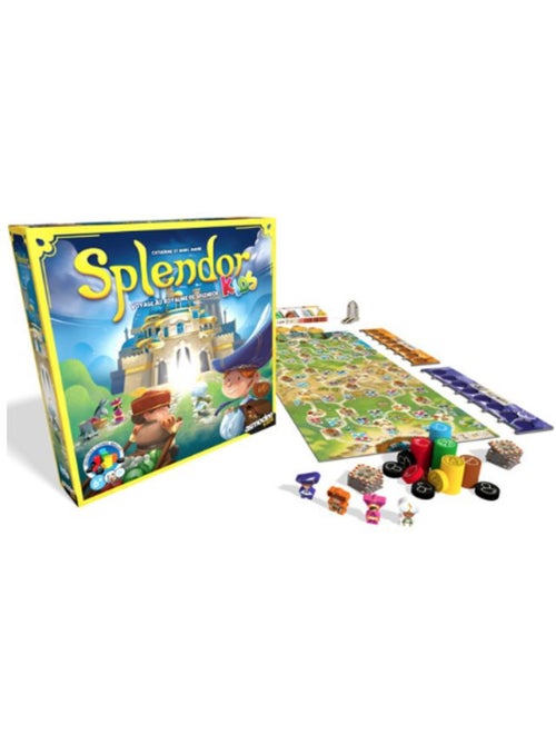 Jeu de societe - splendor kids - asmodee - scosplk01fr - jaune - bois et carton - dès 5 ans - Kiabi