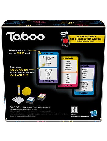 Jeu de société - Taboo