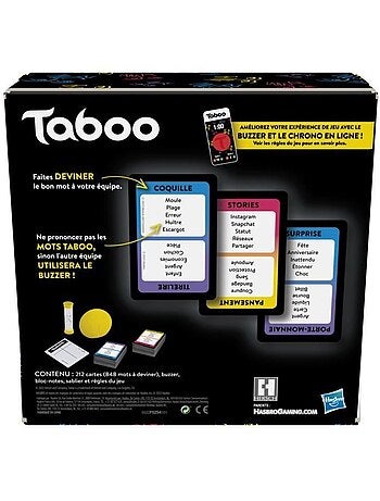Jeu de société - Taboo