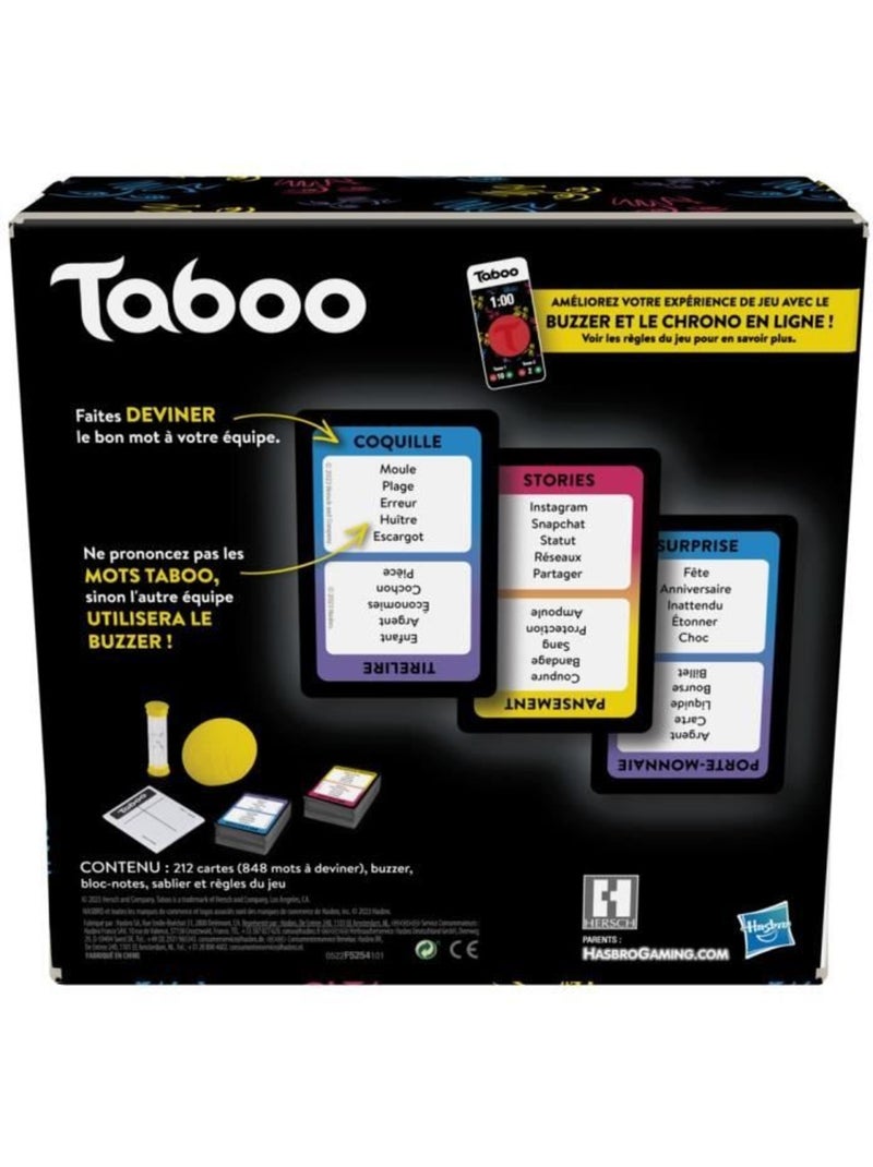 Jeu de société - Taboo Noir - Kiabi