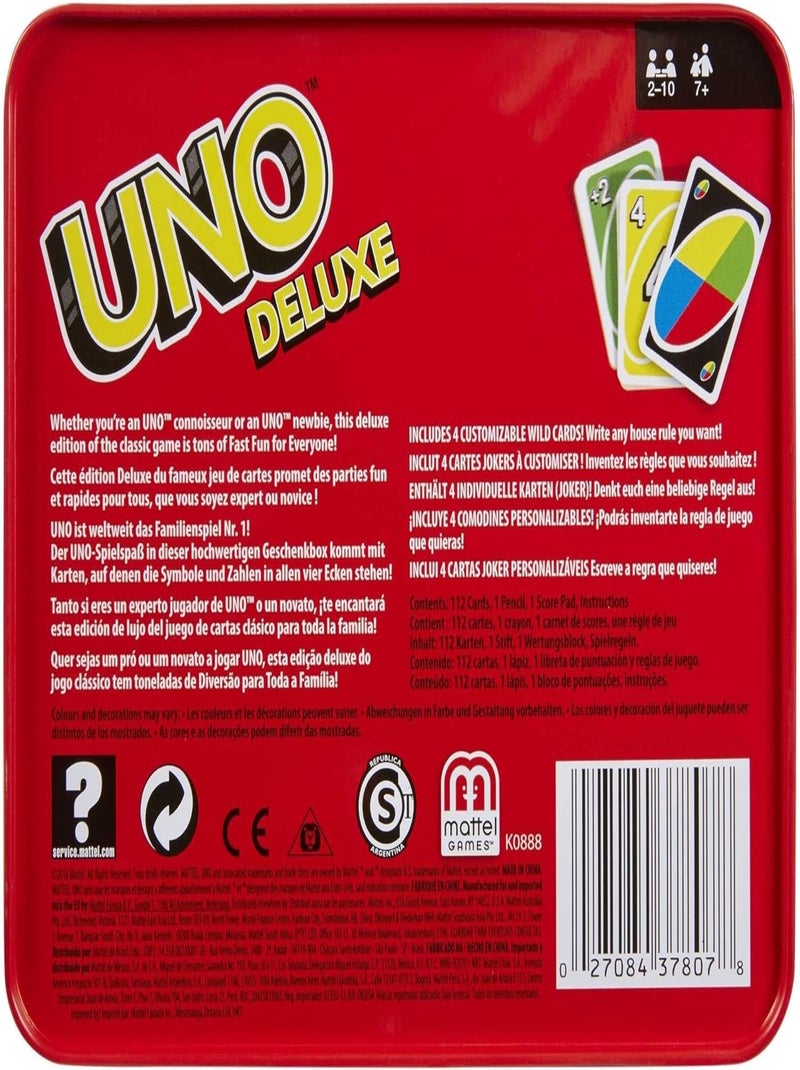 Jeu de Société - Uno Deluxe Multicolore - Kiabi