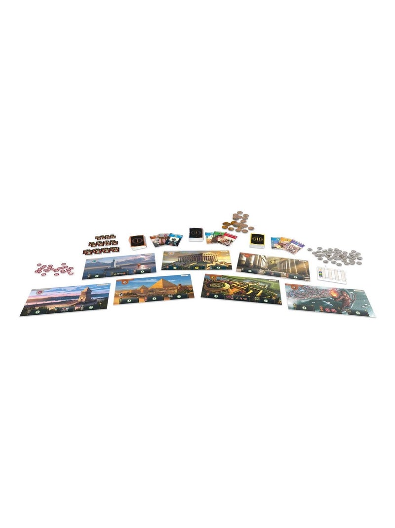 Jeu De Société 7 Wonders - Asmodee Multicolore - Kiabi