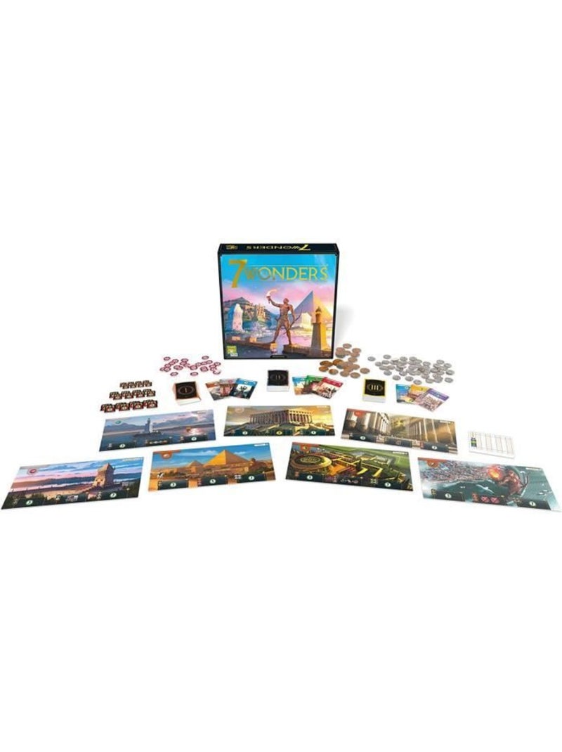 Jeu De Société 7 Wonders - Asmodee Multicolore - Kiabi