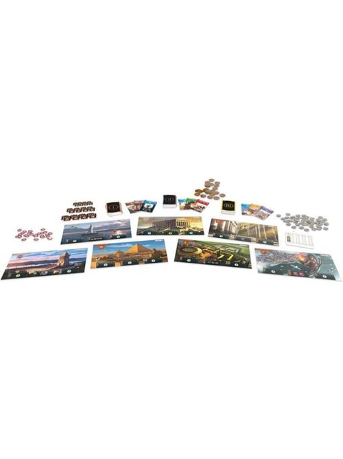 Jeu De Société 7 Wonders - Asmodee - Kiabi