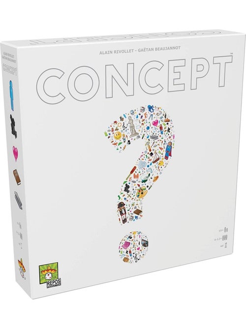 Jeu de société asmodée - concept - unbox now - 4 à 12 joueurs - 40 min - Kiabi