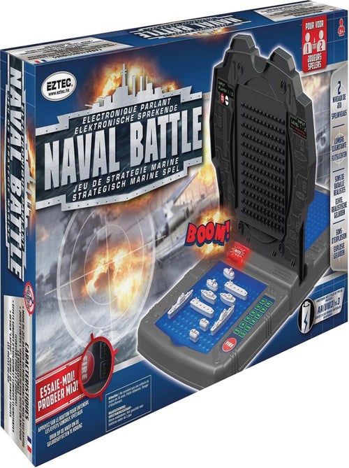 Jeu De Société Bataille Navale électronique - Wdk Partner - Kiabi