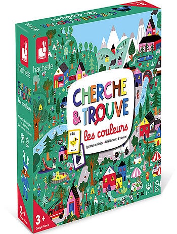 Jeu de société Cherche et trouve les couleurs