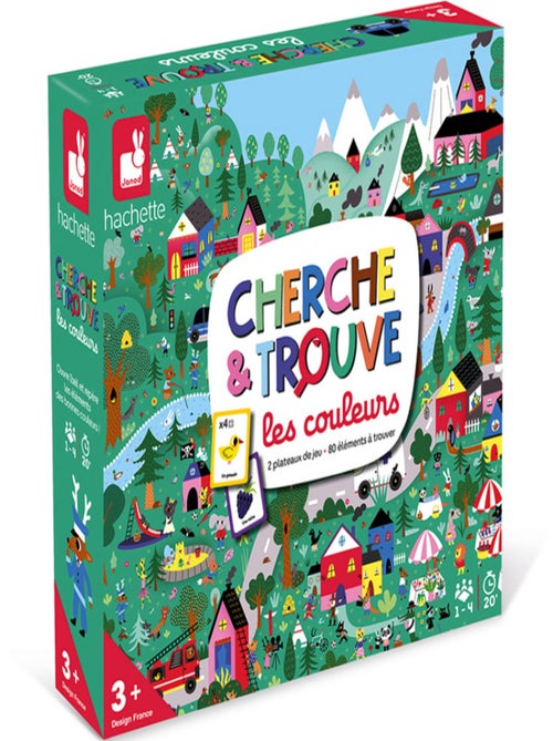 Jeu de société Cherche et trouve les couleurs - Kiabi