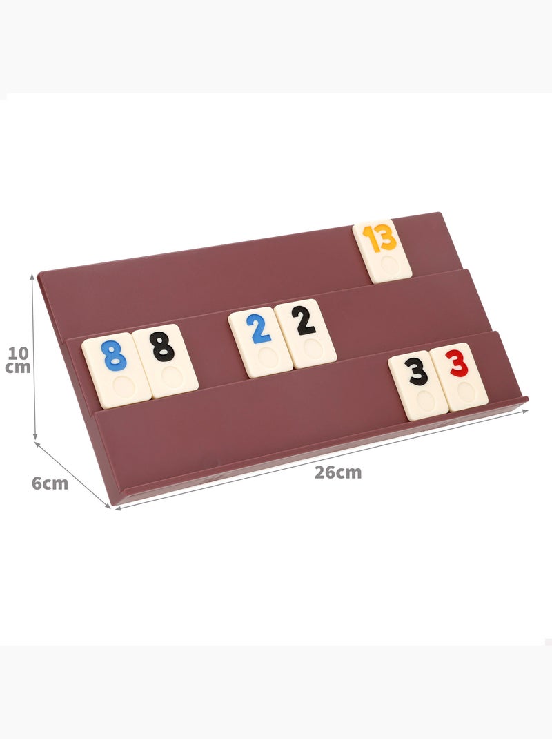 Jeu de société classique de rami avec tuiles et supports pour 2 à 4 joueurs cb games N/A - Kiabi