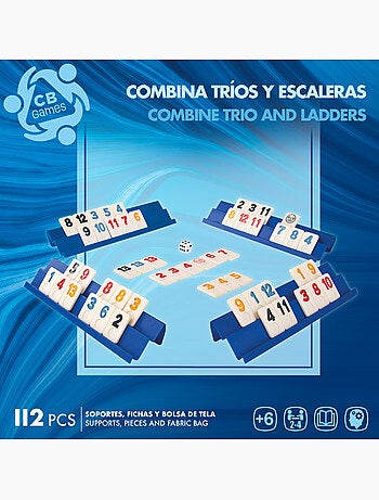 Jeu de société combigame avec sac 112 pcs cb games