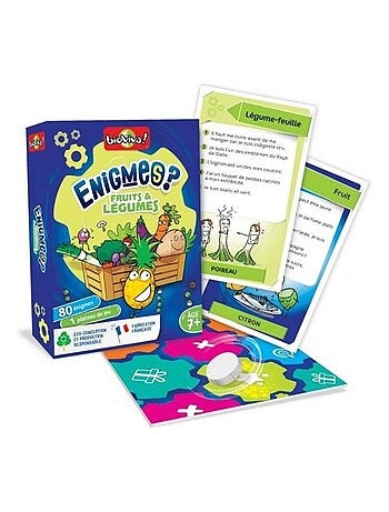 Jeu de société Enigmes - Fruits et légume - Bioviva