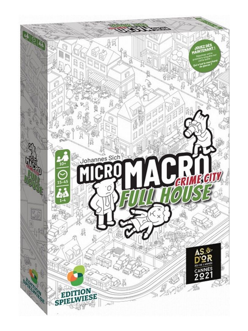 Jeu de société famille Micro macro Crime City 2 Full House - N/A - Kiabi -  27.99€
