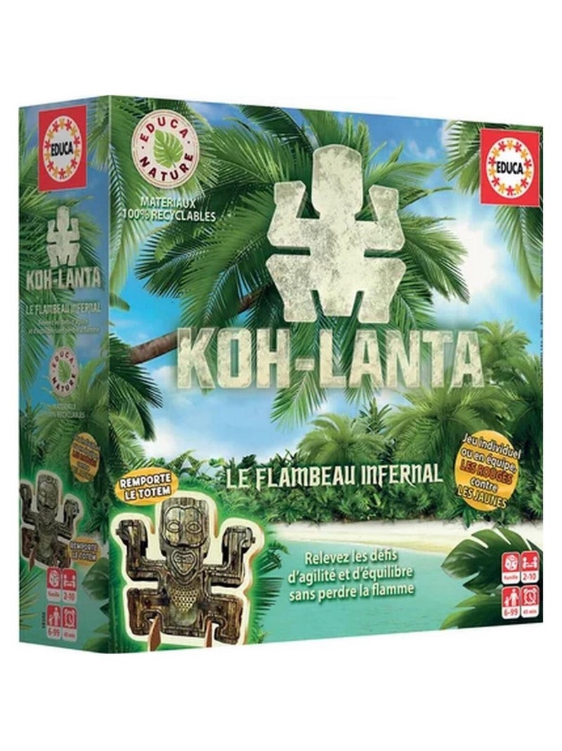 Jeu De Société Koh Lanta - Educa Multicolore - Kiabi