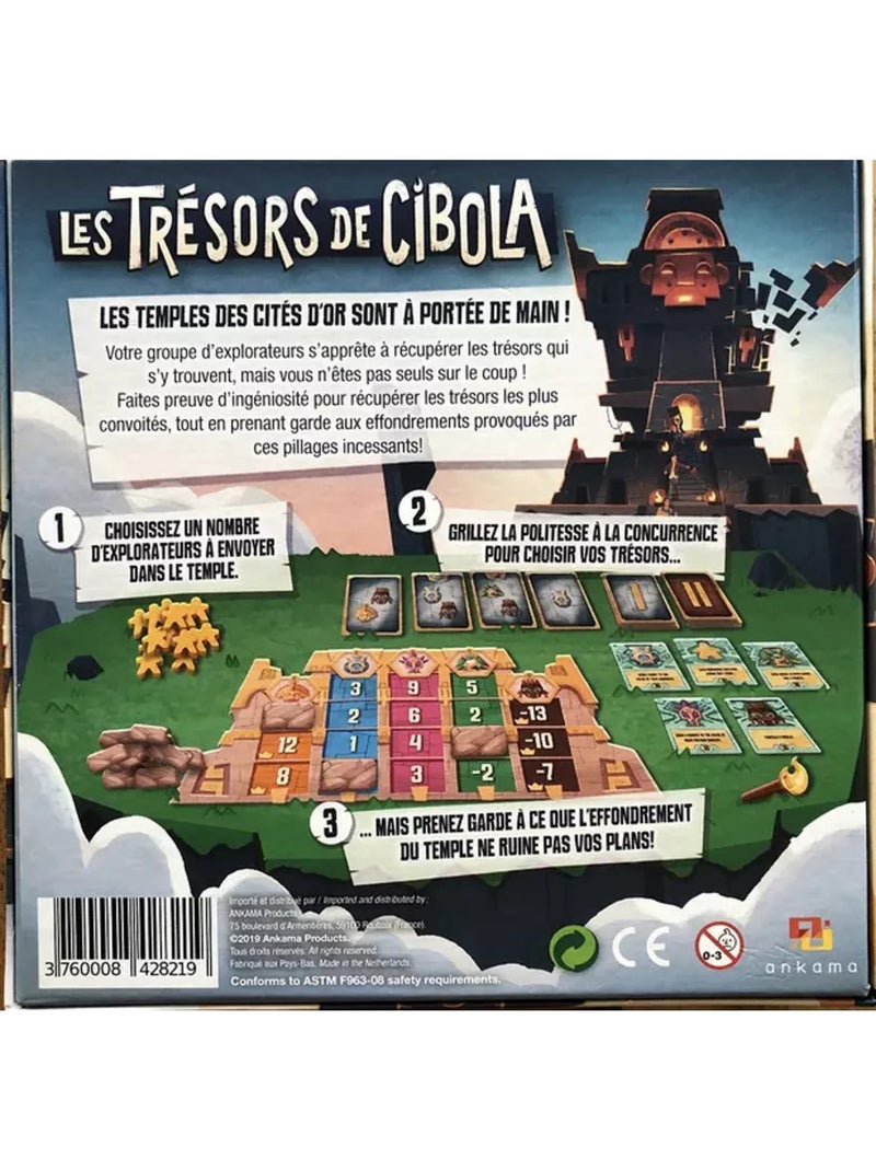 Jeu De Société Les Trésors De Cibola - Ankama Multicolore - Kiabi