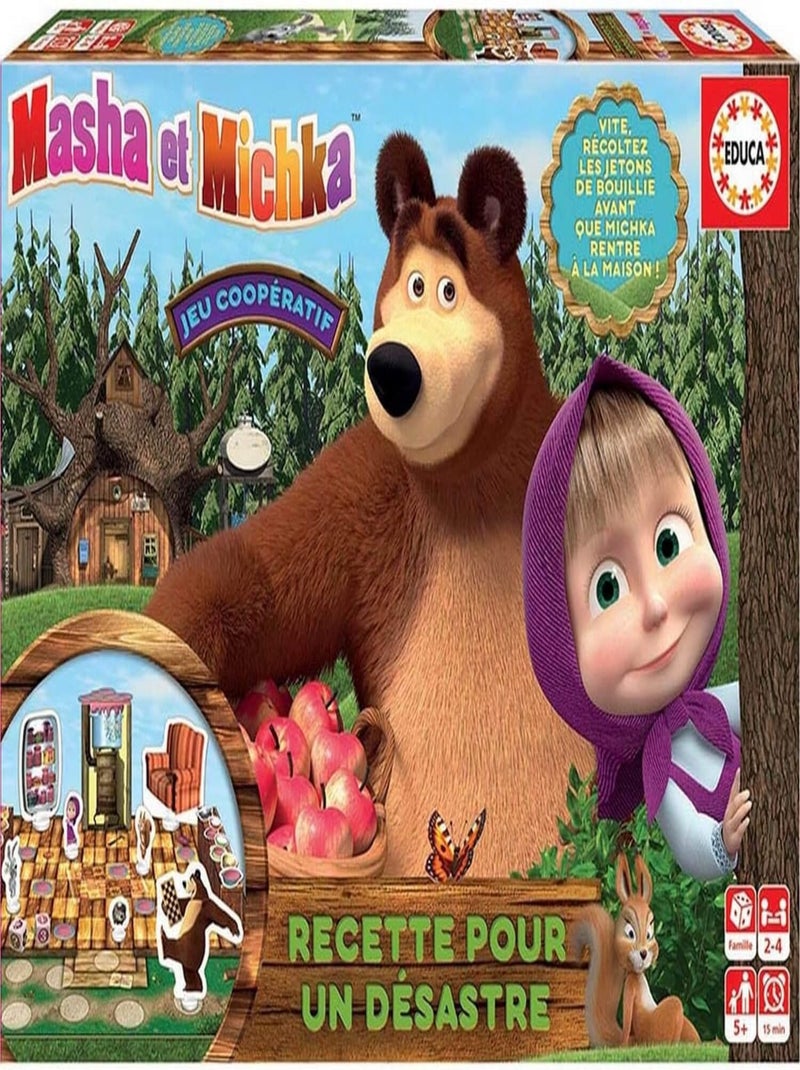 Jeu De Société Masha Et Michka - Educa Multicolore - Kiabi