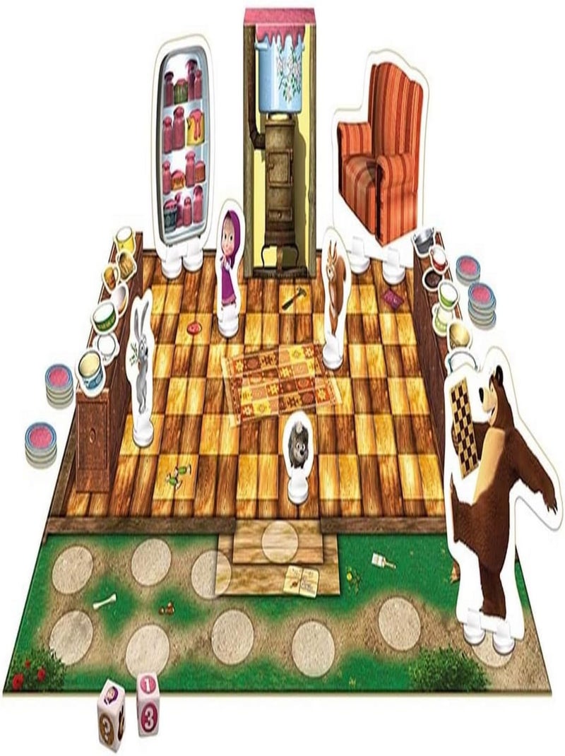 Jeu De Société Masha Et Michka - Educa Multicolore - Kiabi