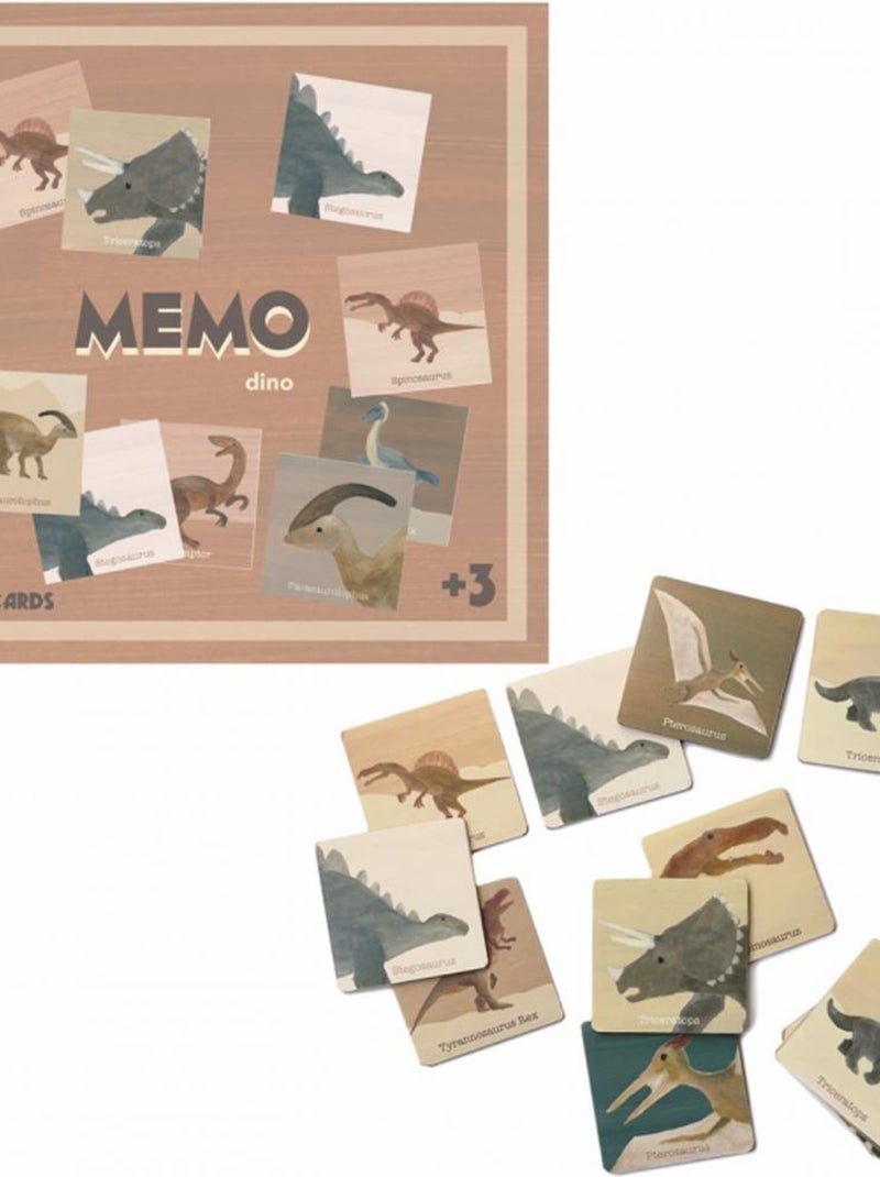 Jeu de société mémo dino N/A - Kiabi