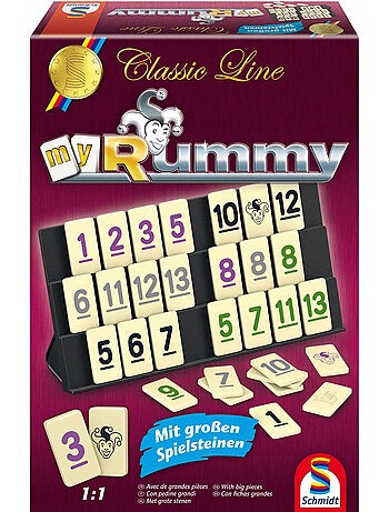 Jeu de société myrummy - schmidt and spiele - mixte - a partir de 8 ans