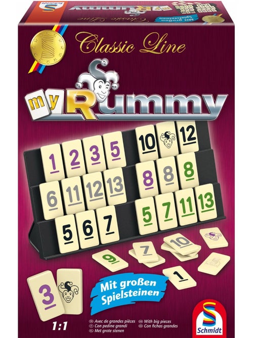 Jeu de société myrummy - schmidt and spiele - mixte - a partir de 8 ans - Kiabi