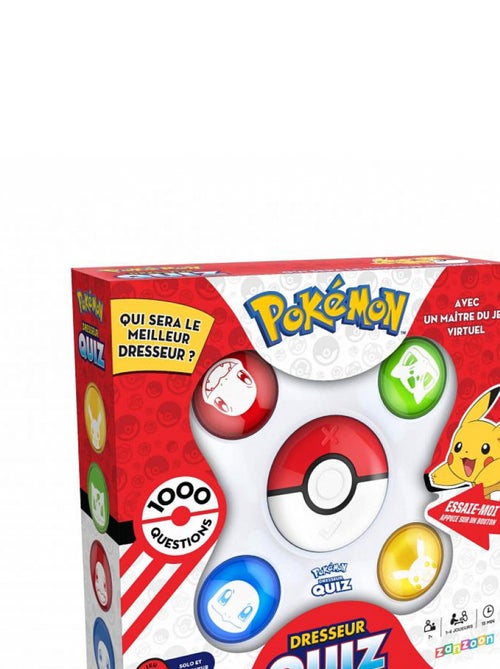 Jeu De Société Quiz Des Dresseurs Pokémon - Bandai - Kiabi