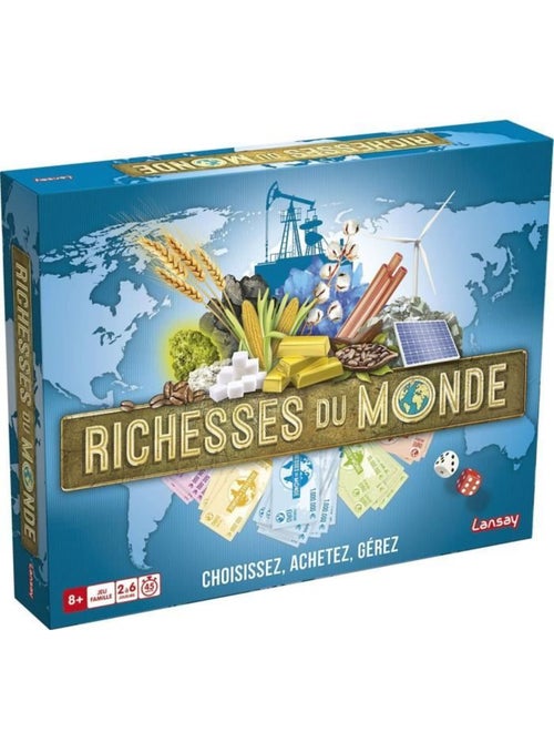 Jeu De Société Richesses Du Monde - Lansay - Kiabi