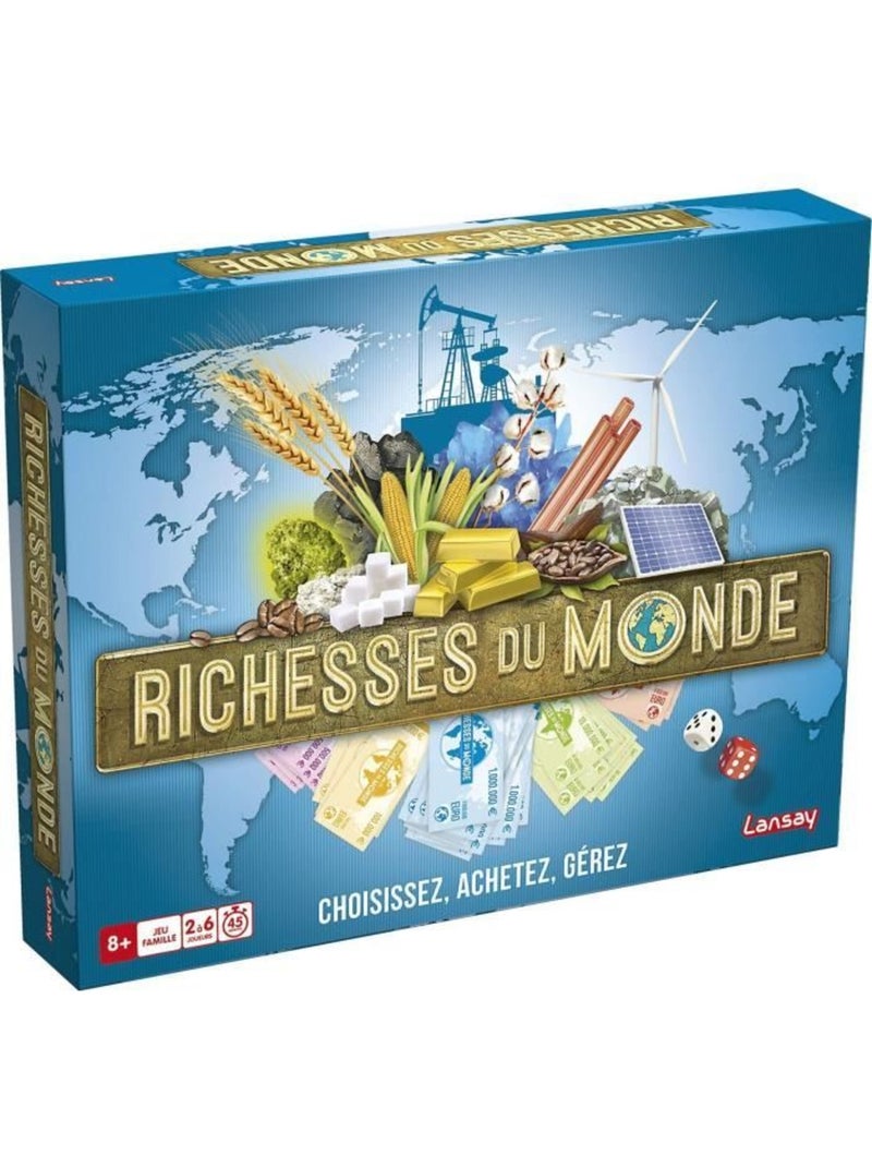 Jeu De Société Richesses Du Monde - Lansay Multicolore - Kiabi