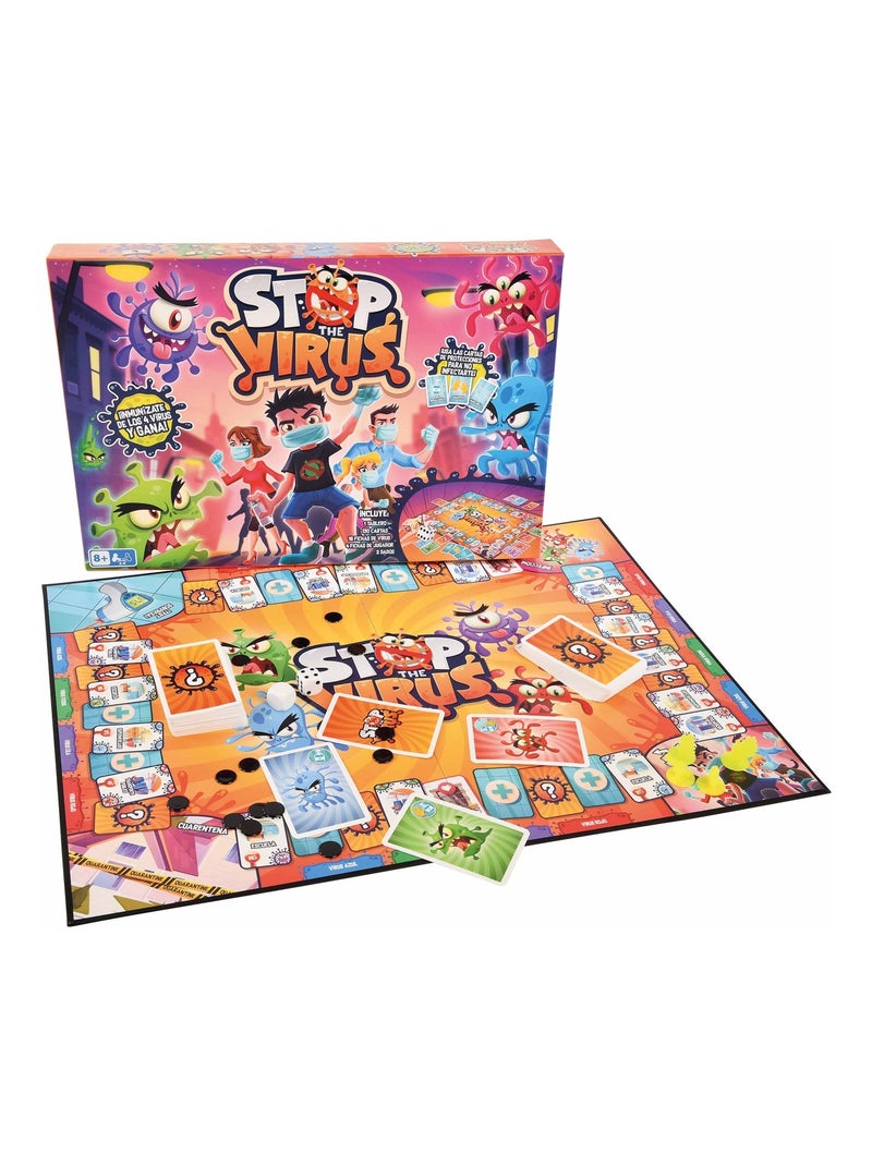 Jeu De Société Stop Au Virus - Imc Toys Multicolore - Kiabi