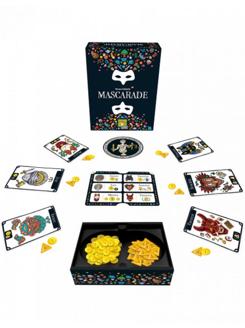 Jeu de stratégie - asmodee - mascarade v2 - enfant - bleu - 7 ans et plus - Kiabi