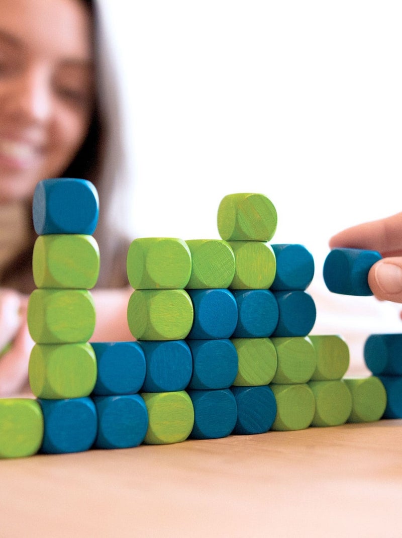 Jeu de stratégie Connecting Cubes Vert - Kiabi