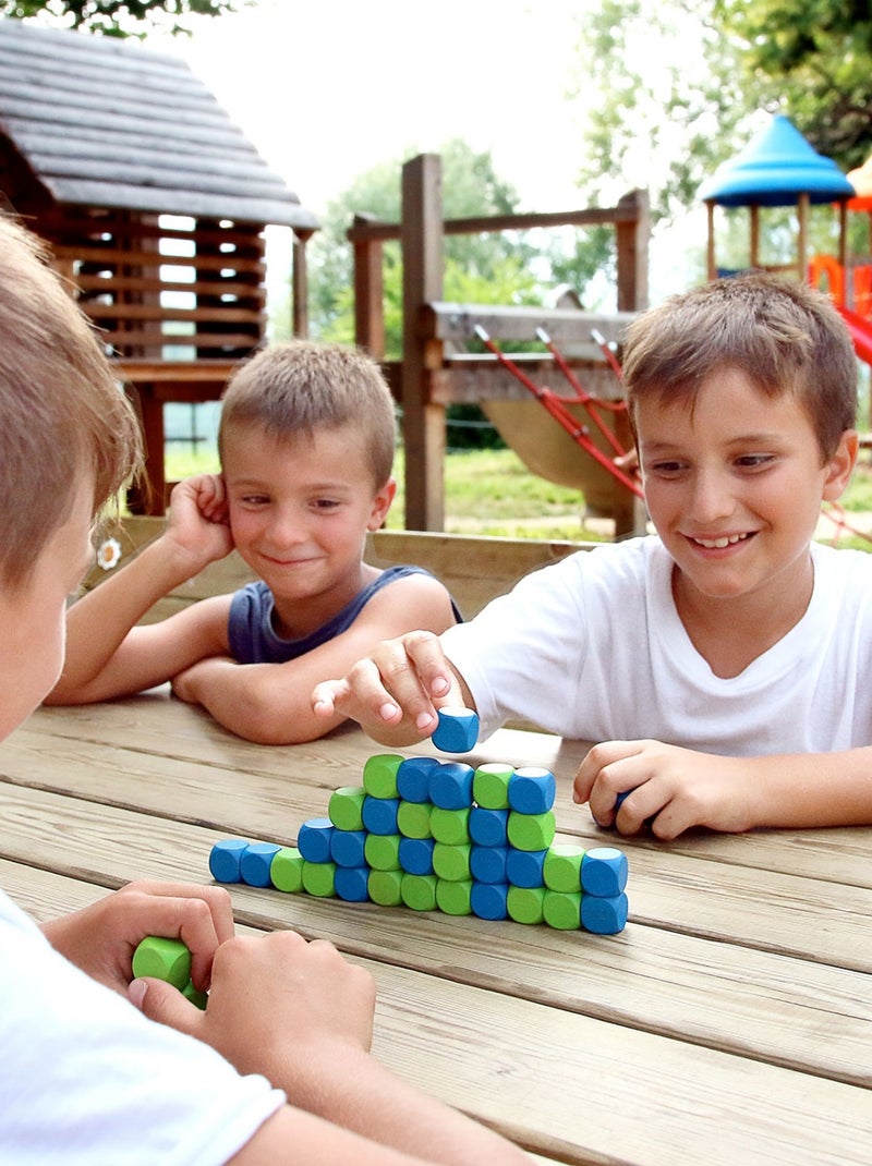 Jeu de stratégie Connecting Cubes Vert - Kiabi