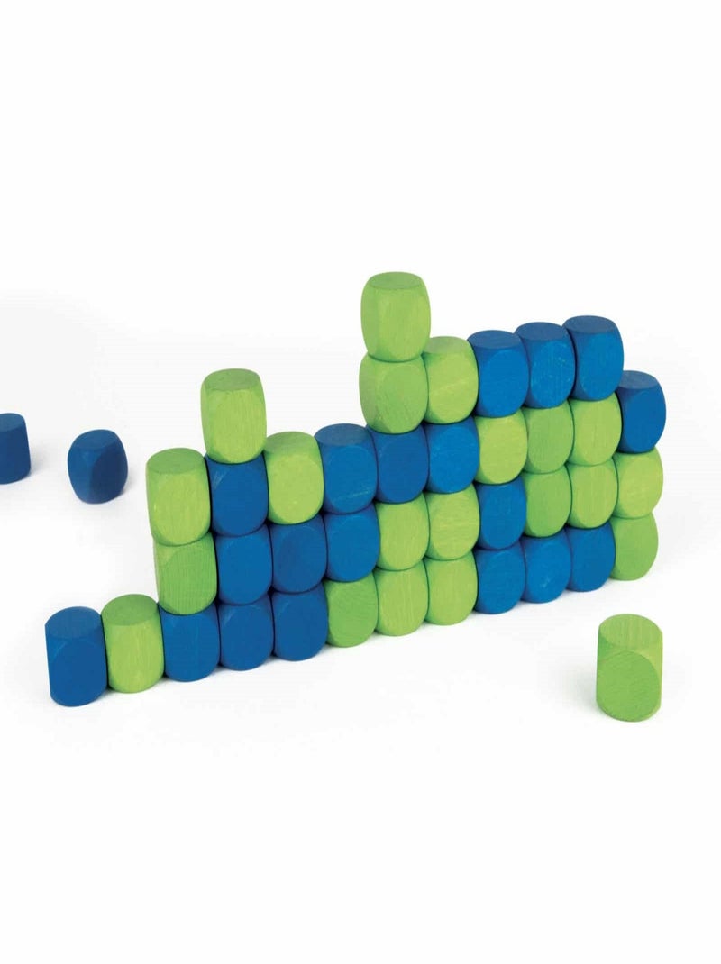 Jeu de stratégie Connecting Cubes Vert - Kiabi