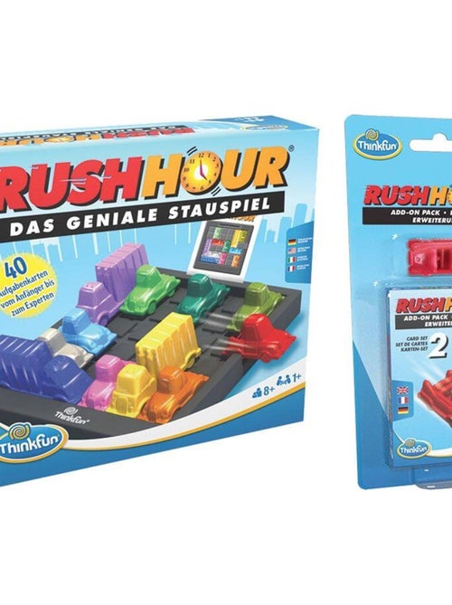 Jeu de stratégie Rush Hour et kit de cartes d'extension - Kiabi