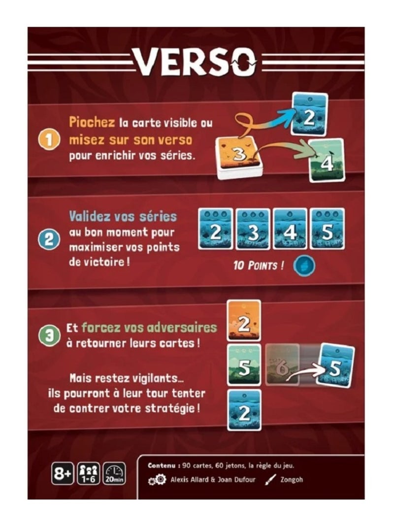 Jeu de stratégie Verso Marron - Kiabi