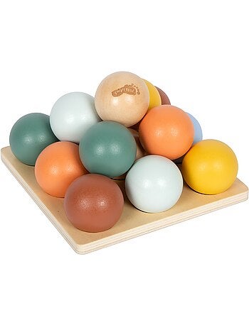 Jeu de tri Montessori avec boules