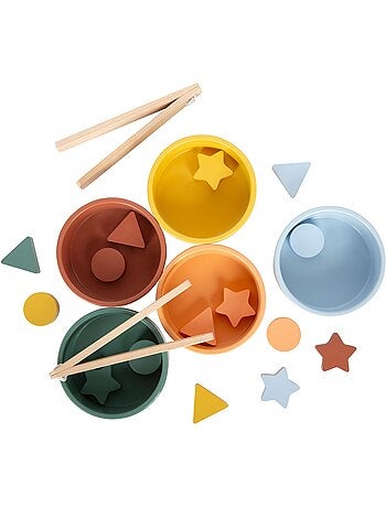 Jeu de tri montessori avec pince