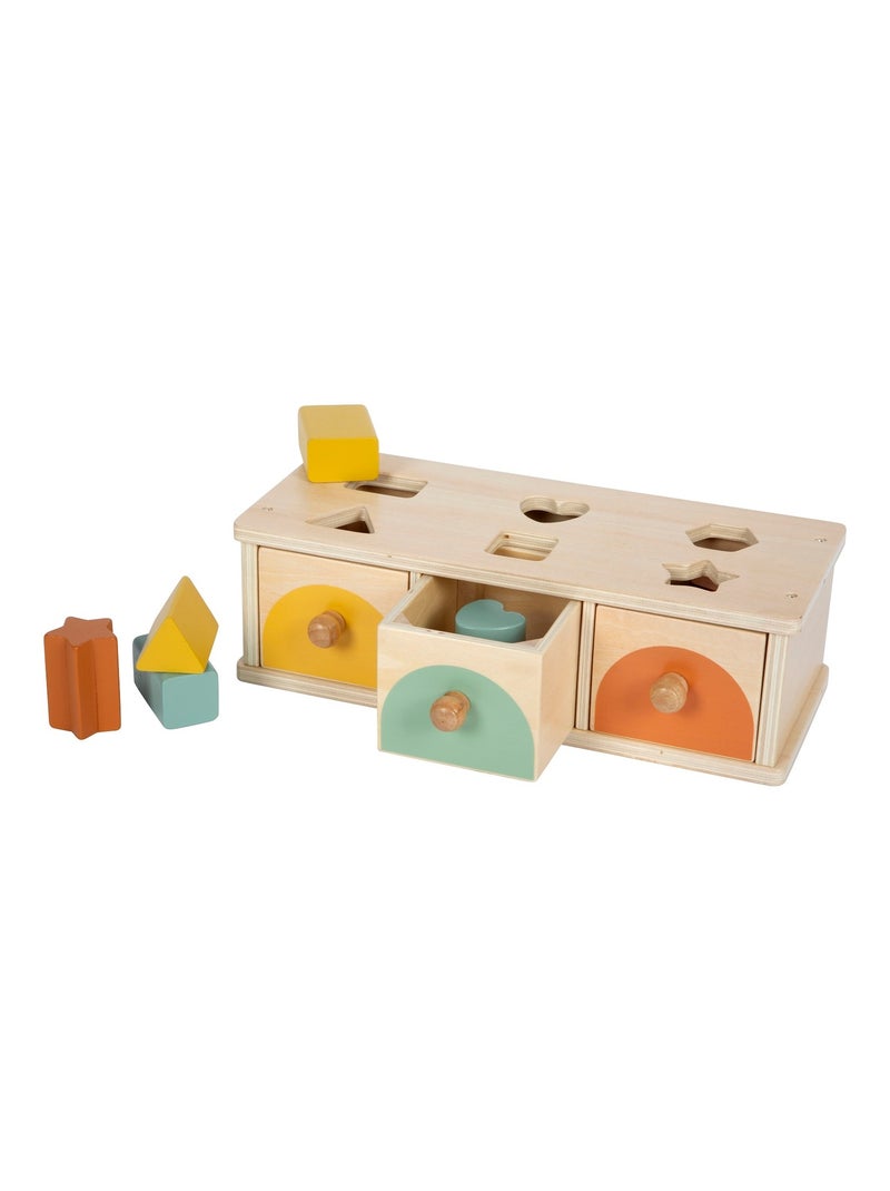 Jeu de tri Montessori Beige - Kiabi