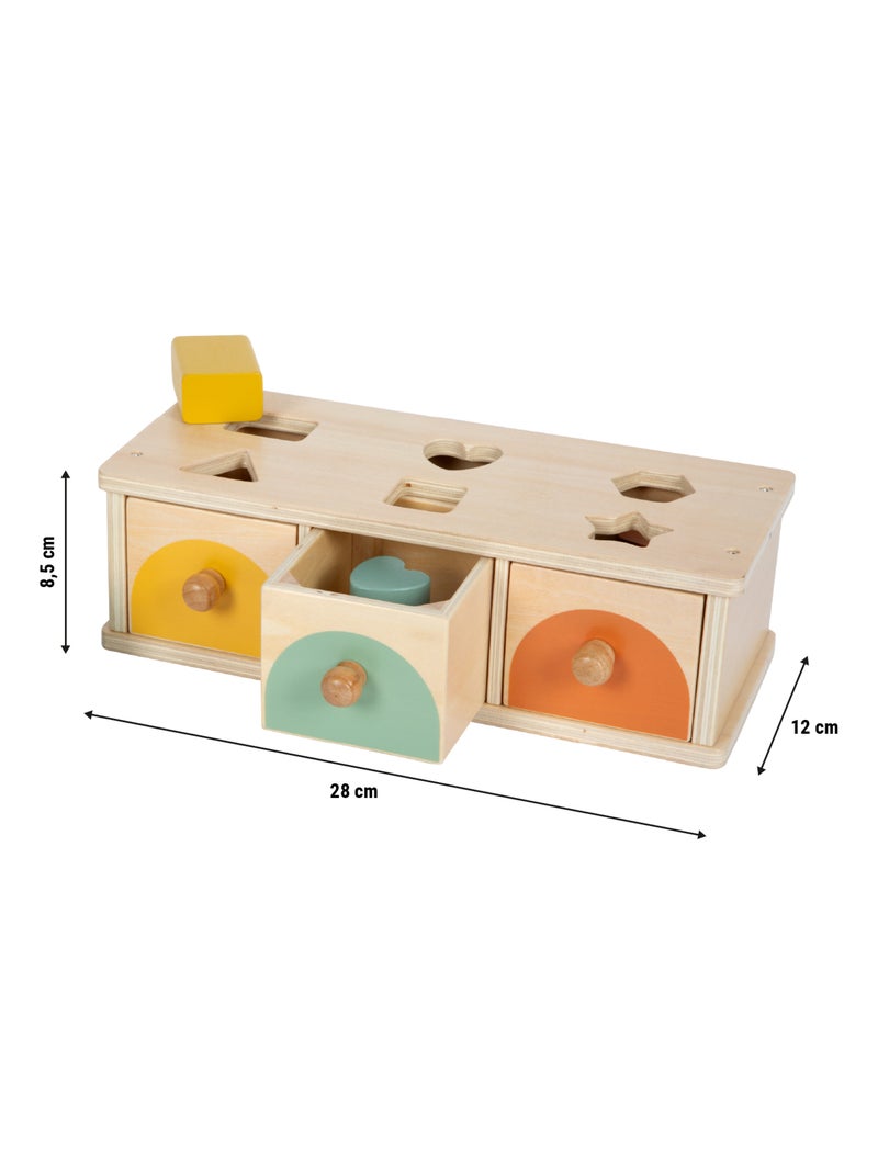 Jeu de tri Montessori Beige - Kiabi