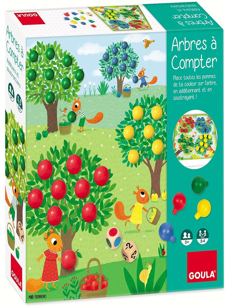 Jeu de vis Arbres à compter Vert - Kiabi
