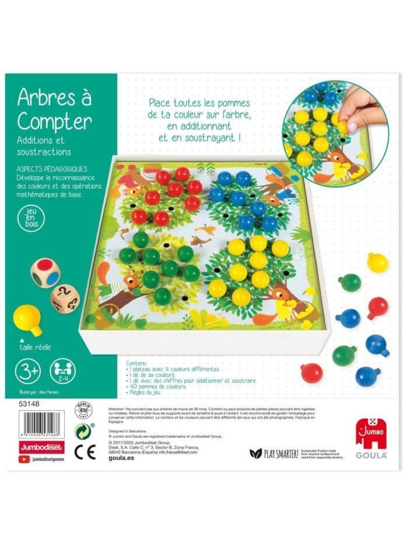 Jeu de vis Arbres à compter Vert - Kiabi