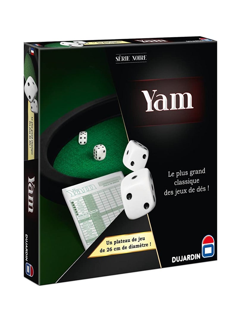 Yam 421 jeu de dés - Série noire - Jeu de société traditionnel