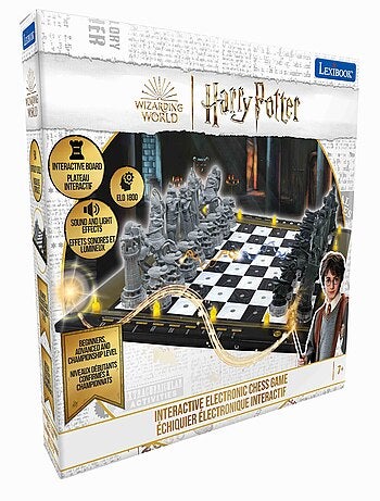 Jeu d'échecs électronique lumineux Harry Potter avec effets sonores