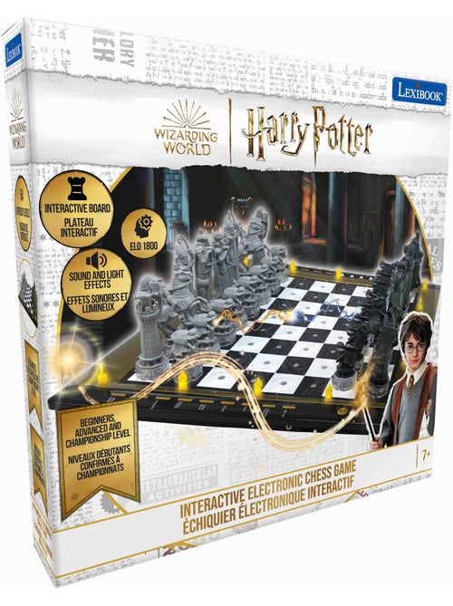 Jeu d'échecs électronique lumineux Harry Potter avec effets sonores - Kiabi