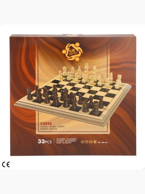 Jeu d'échecs en bois cb games - Kiabi