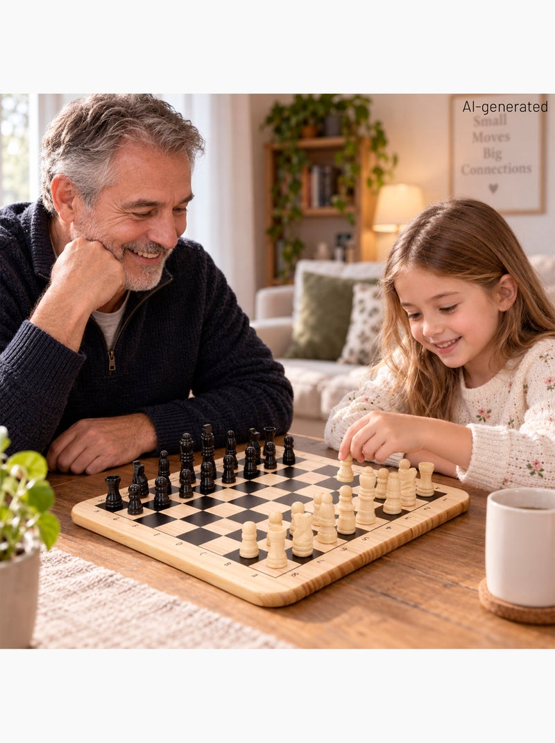 Jeu d'échecs et de dames + 6 ans colorbaby N/A - Kiabi