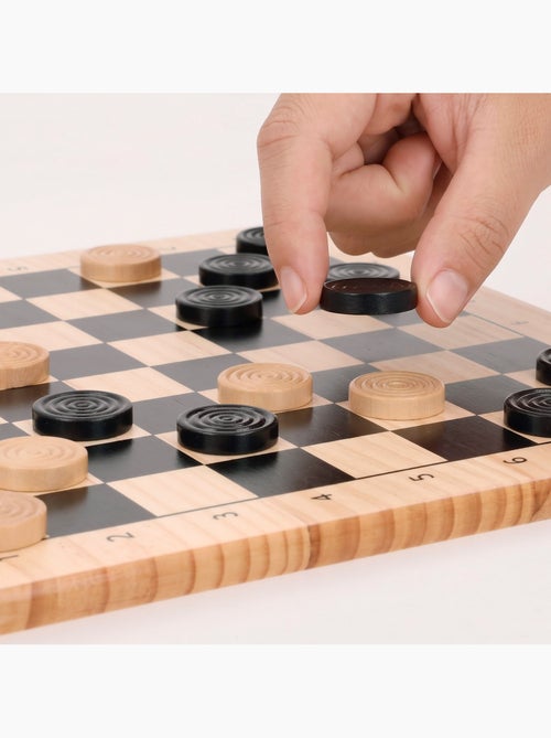Jeu d'échecs et de dames + 6 ans colorbaby - Kiabi Jeu d'échecs et de dames + 6 ans colorbaby - Kiabi