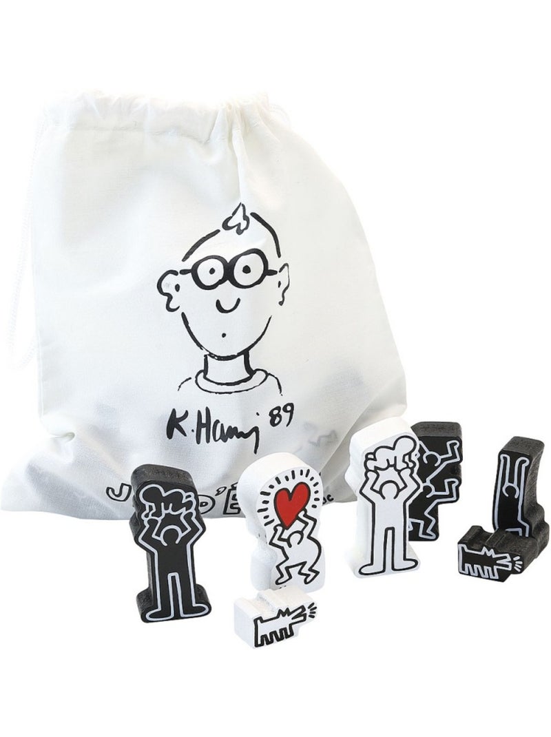 Jeu d'échecs Keith Haring Blanc - Kiabi